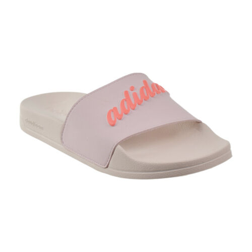 Adidas Adilette Shower Women's Slide Sandals White/Pink Adidas Adilette Shower Women's Slide Sandals White/Pink