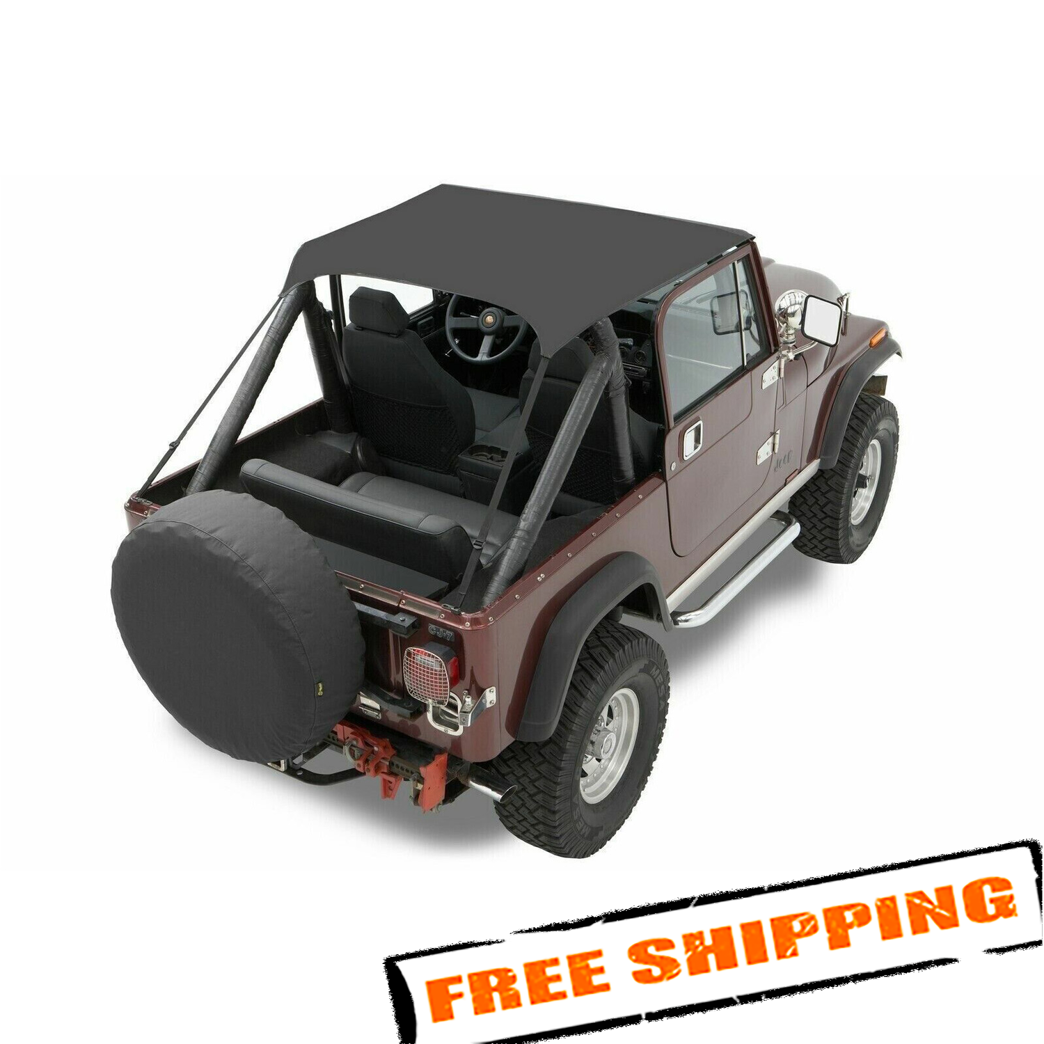 Bestop 52508-01 Black Traditional Bikini Top for 76-91 Jeep Bestop 52508-01 Black Traditional Bikini Top for 76-91 Jeep