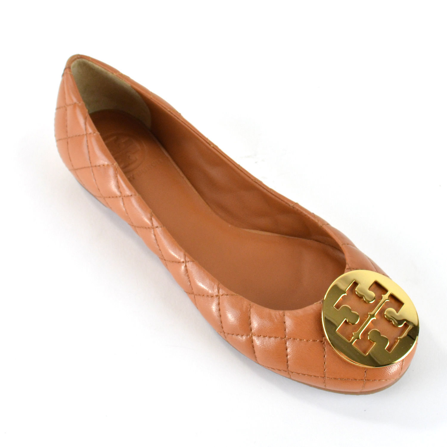 Tacón Bajo geométrica superior de cuero Tory Burch para Mujeres