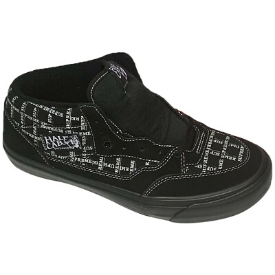 Pre-owned Vans Half Cab Supreme Grid Black In Black/black