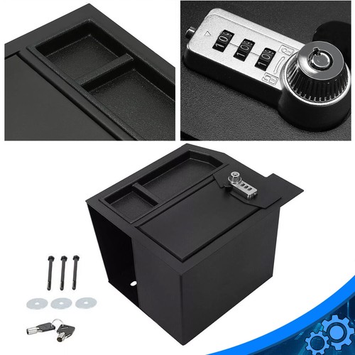 Center Console Safe Box Locking Safe For Toyota Tundra 2007-2013 Sequoia 08-13