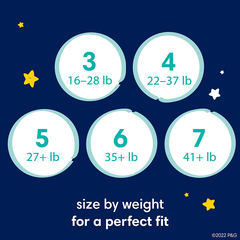 Swaddlers Overnights Diapers - Size 3, 116 Count, Disposable Baby Diapers, Night