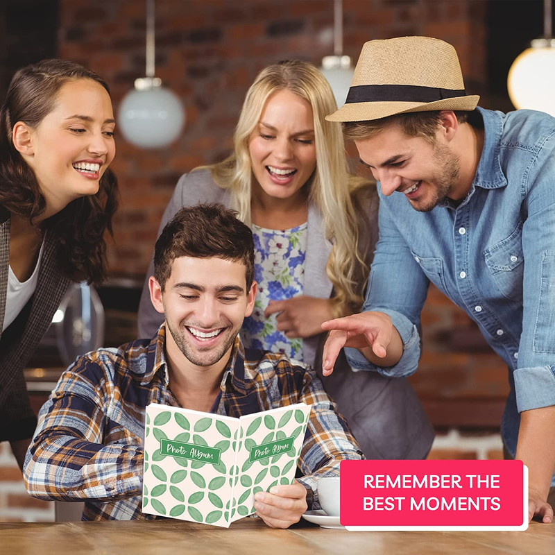 (Set of 8) 4X6 Photo Albums - Small Photo Album 4X6 - Mini Photo Album - Photo B