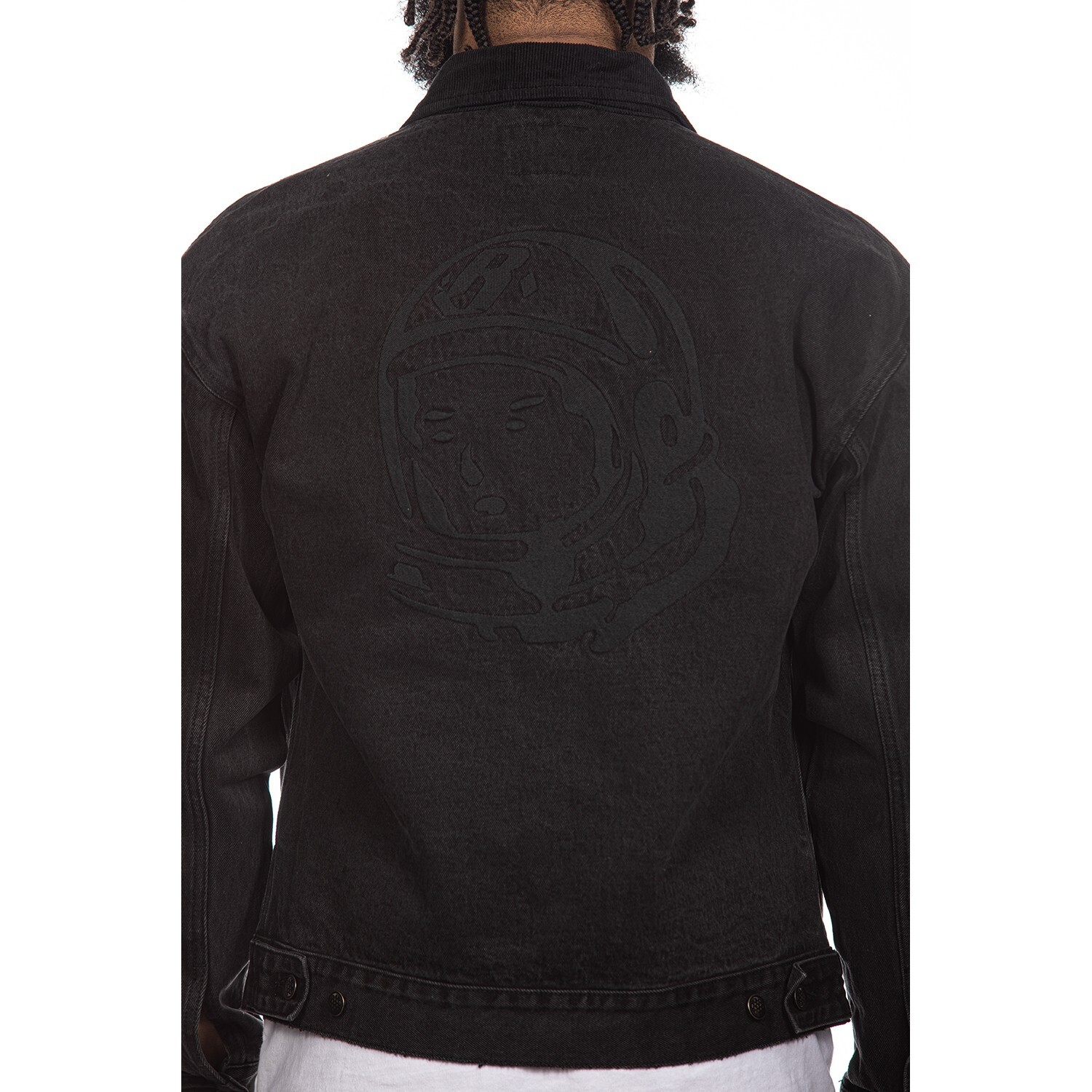 Pre-owned Billionaire Boys Club Clothing Jacket Bb Mind Men Denim Black Jacket 841-7403