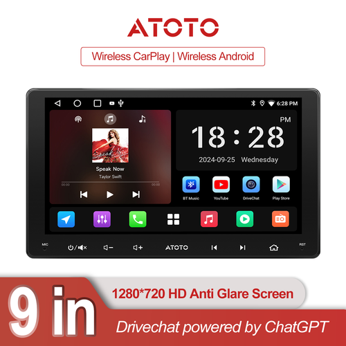 ATOTO CB6 8G+128G CarPlay AI box Android Multimedia Player