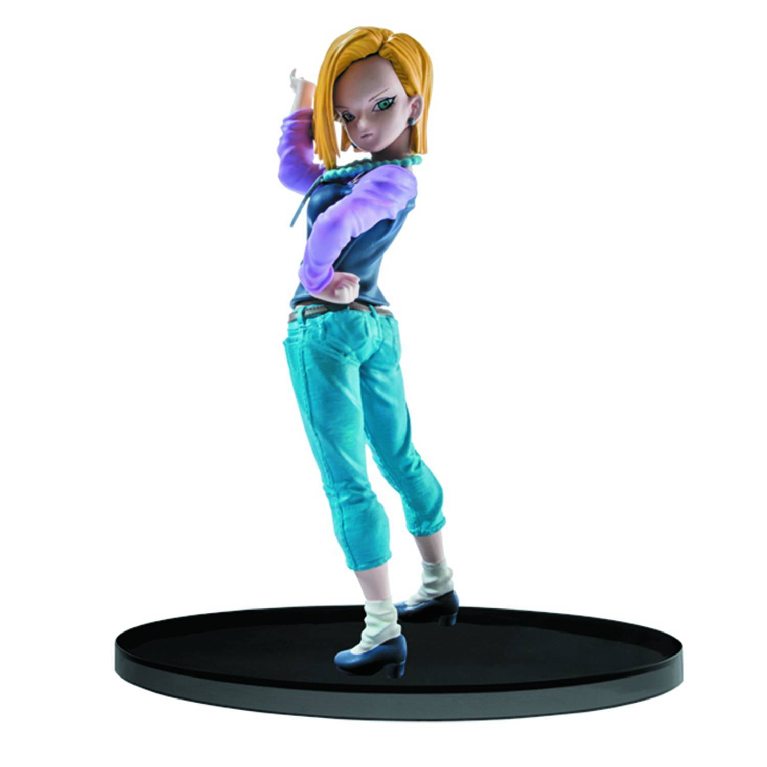 BANPRESTO DRAGONBALL SUPER SCULTURE BIG BUDOKAI ANDROID 18 FIGURE CRANEKING NEW