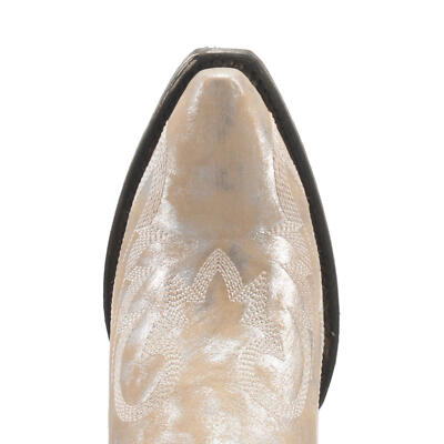 Pre-owned Dan Post Ladies Frost Bite Snip Toe Boots Dp4303 In White