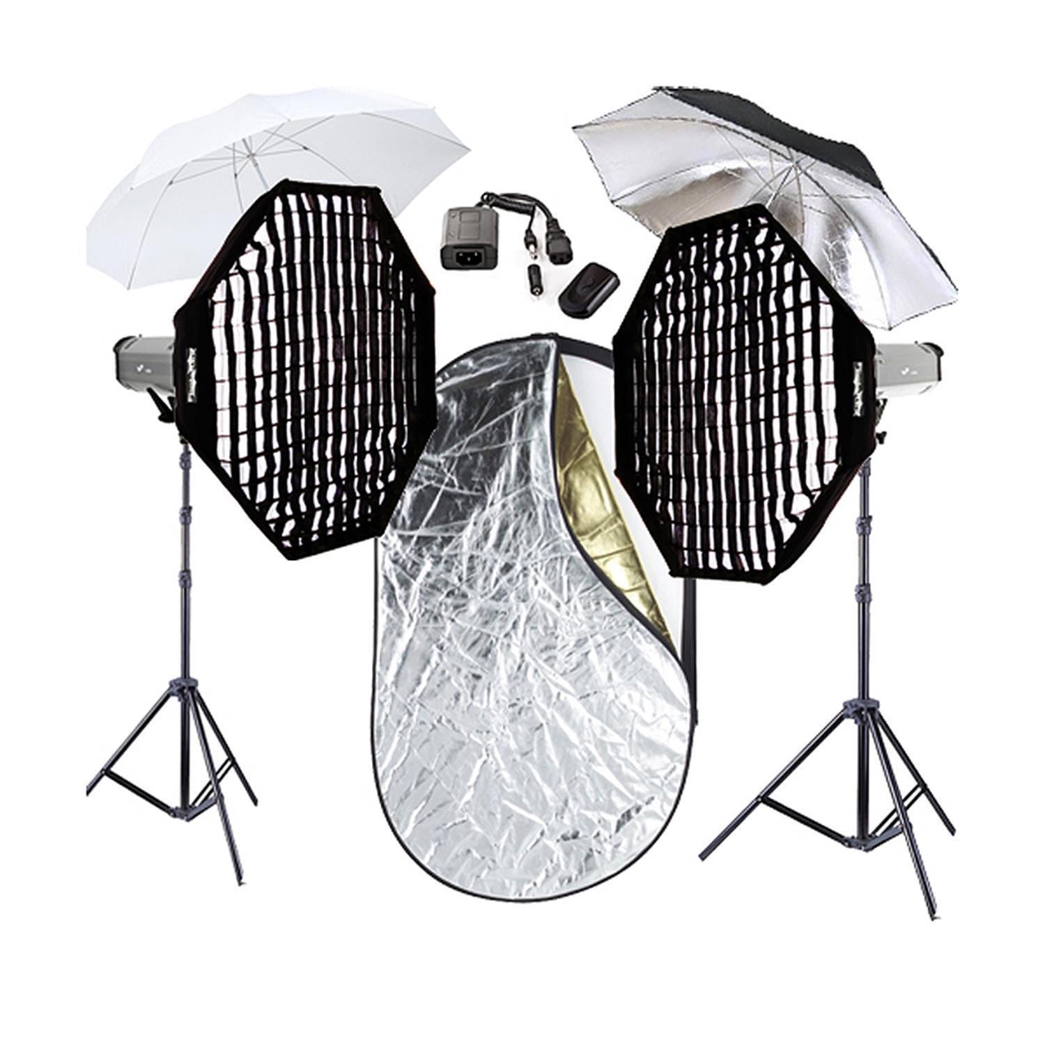 NICEFOTO K600 Kit Flash de studio 600Ws avec des accessoires #10574