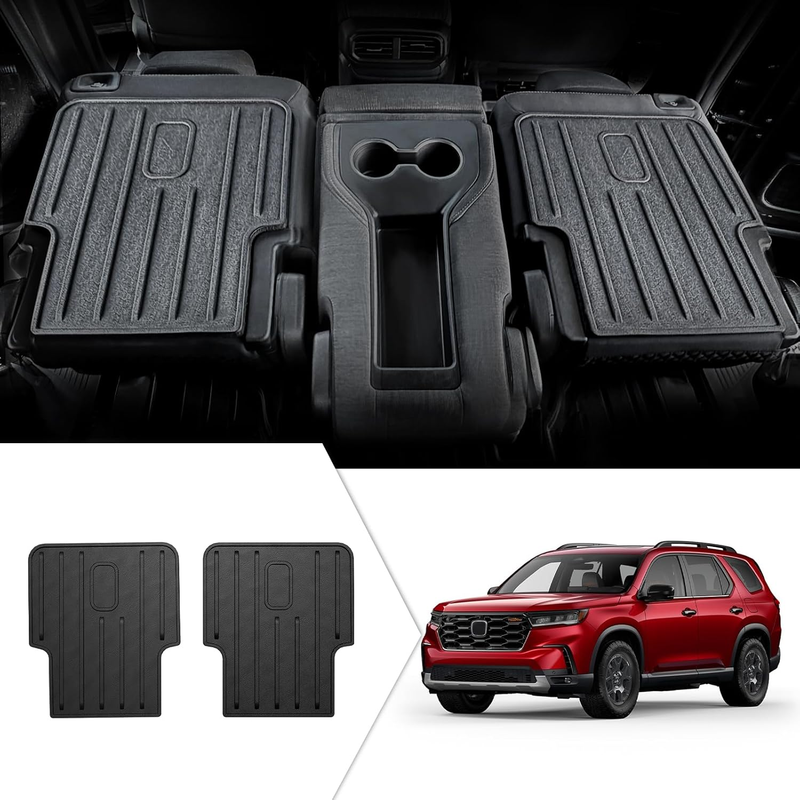 Backrest Mat 2nd Kick Mats for 2023-2025 Honda Pilot | 2022-2025 Acura MDX