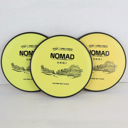 Disc Golf Putter Pack MVP Electron Soft Envy Bulk Lot of 3 Discs Yellow 166g