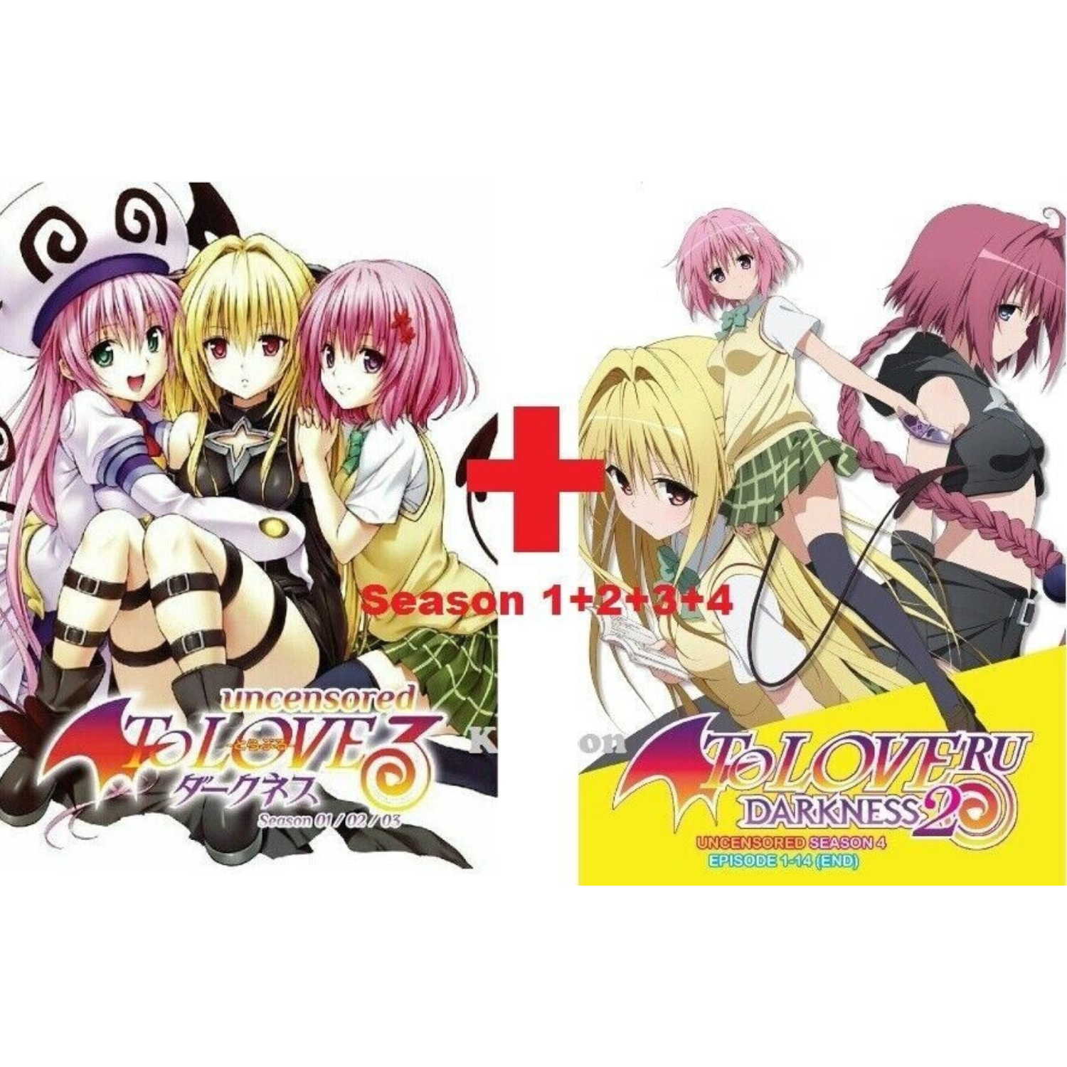 To Love Ru (Uncensored) Complete Season 1-4 Vol. 1-64 End