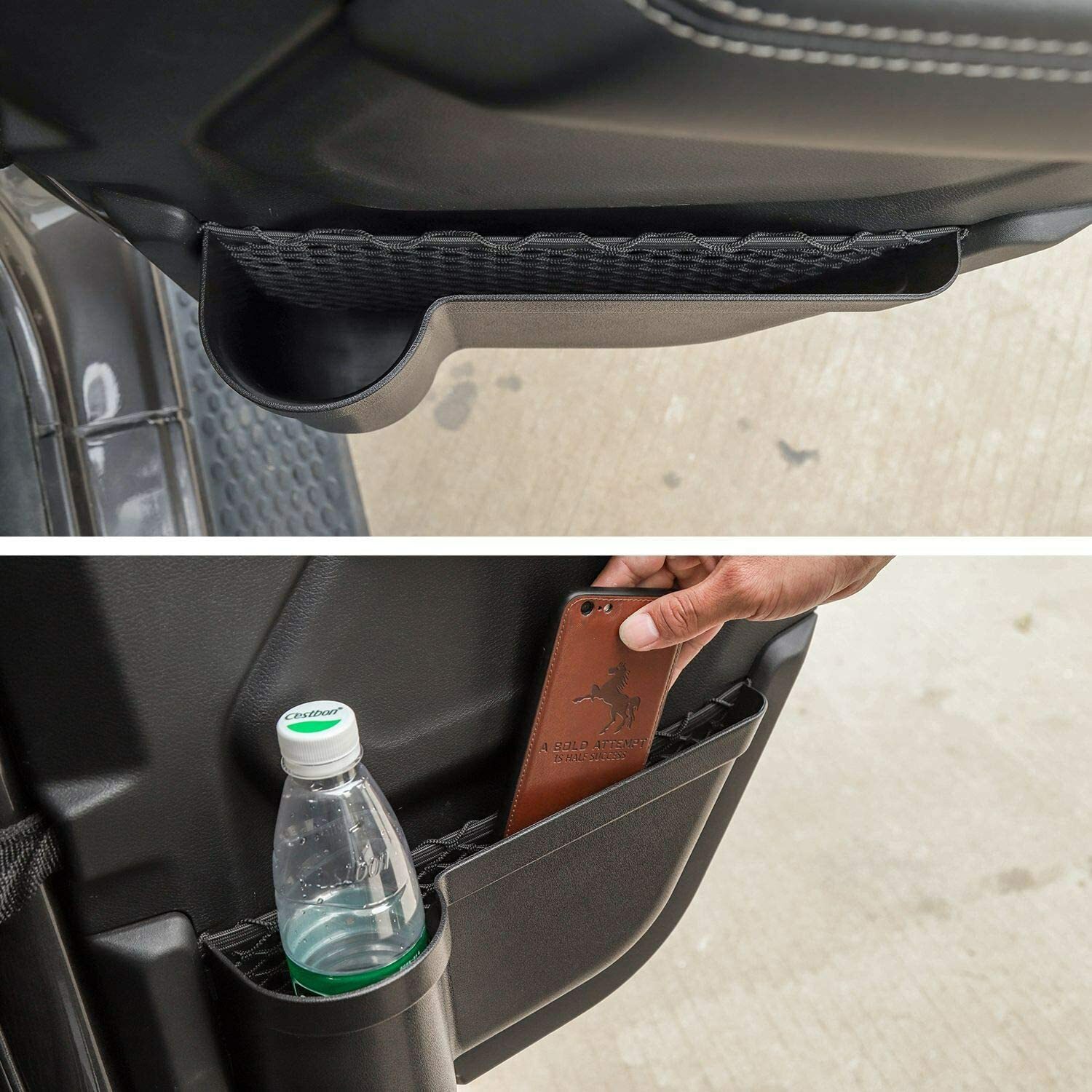 Door Pocket Rear Door Storage Box Pockets Organizer For Jeep Wrangler