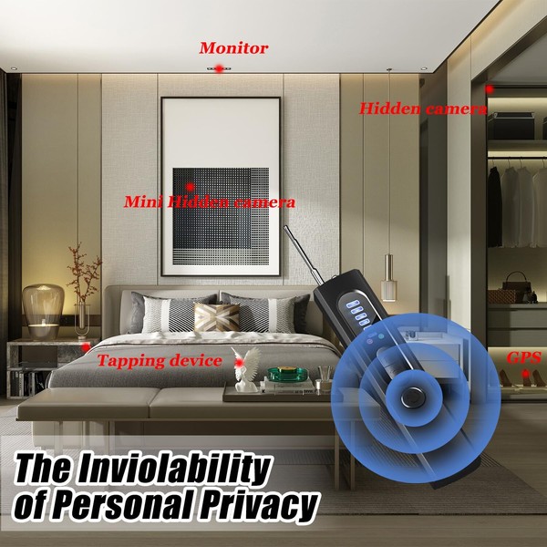 Anti-Spy Hidden Camera Detector Prevent Monitoring Wireless Signal Detectors USA - Image 5