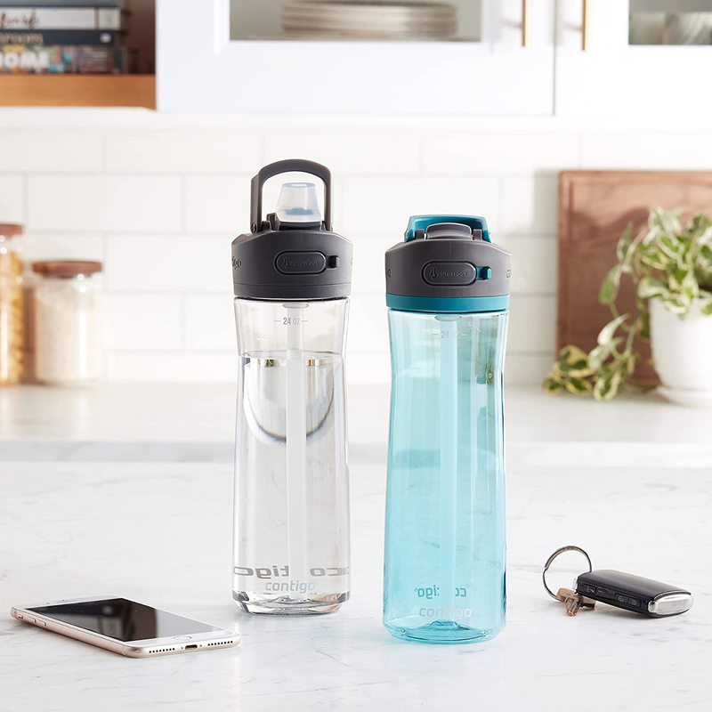 Ashland 2.0 Leak-Proof Water Bottle with Lid Lock and Angled Straw, Dishwasher S