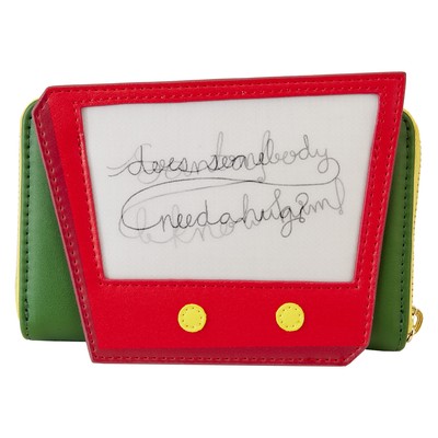 Кошелек на 20-ю годовщину косплея Эльфа с линзовидной застежкой-молнией вокруг кошелька