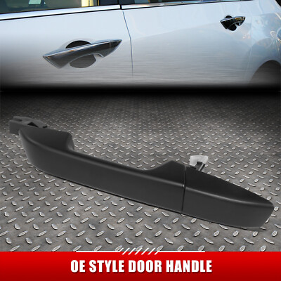 Для 09-14 Acura TL Черная загрунтованная Наружная ручка задней левой двери со стороны водителя