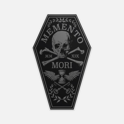 Memento Mori Sticker Vinyl Car Bumper Decal