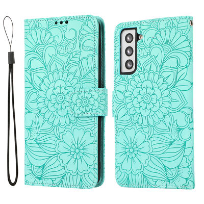 Flower Leather Wallet Phone Case for Huawei P30 P40 Y6P Y7P Honor 9S P Smart