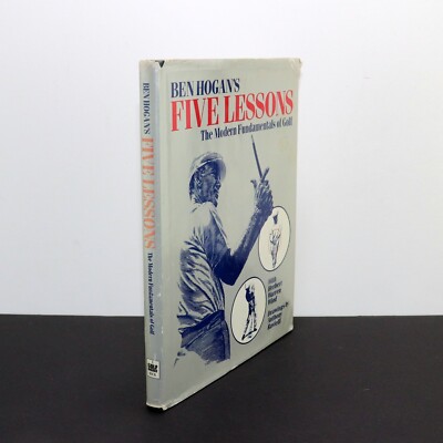 Ben Hogan's Five Lessons The Modern Fundamentals of Golf, author inscribed