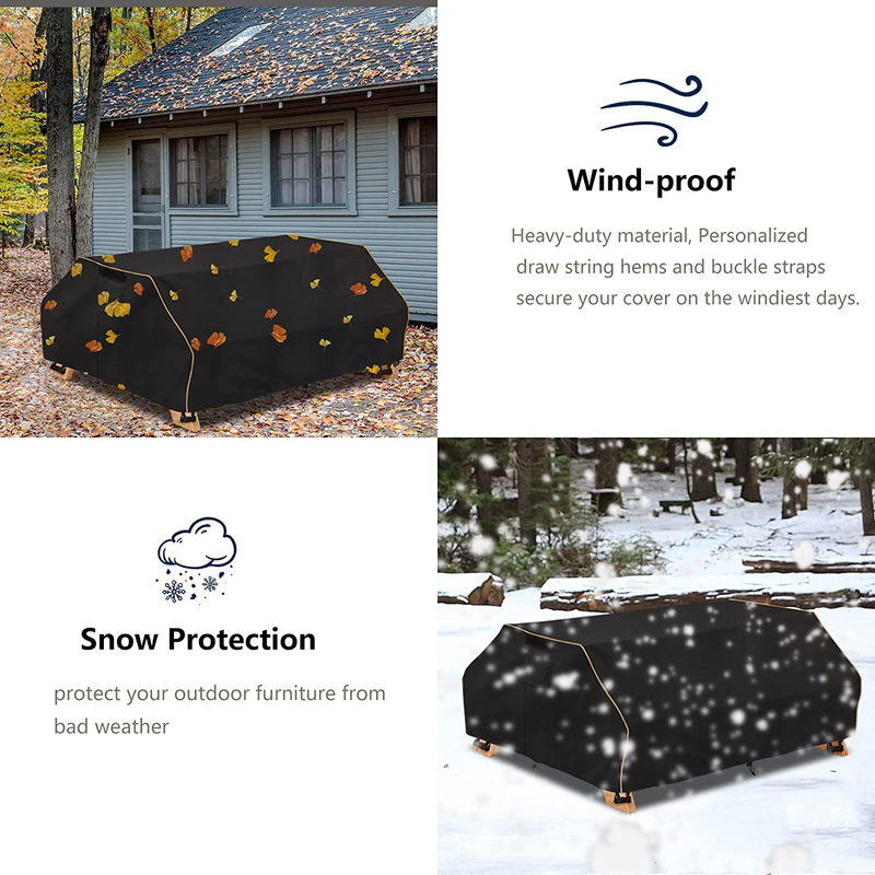 Bitubi 70 / 72 Inch Waterproof Picnic Table Cover With Bench Covers