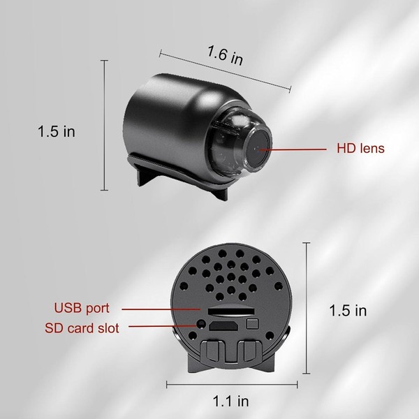 1080P Mini Spy Camera WiFi HD Hidden IP Night Vision Camcorder Home Security Cam - Image 281
