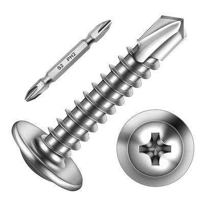 Versatile Truss Head Self Tapping Screws - 410 Stainless Steel Quality Assured