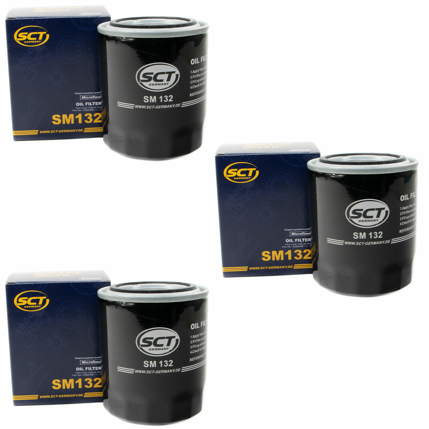 Ölfilter 3 X SM132 für Nissan 100 NX SX Alemera Cherry Primera Sunny Subaru Ford