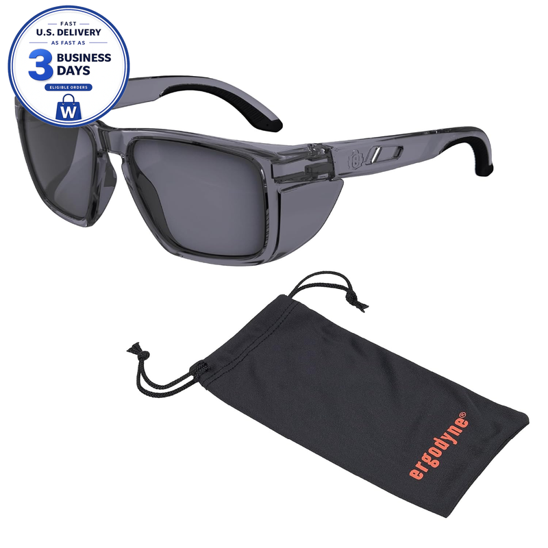 Skullerz SIXTEN Safety Glasses Smoke Lens Full Frame Anti Fog