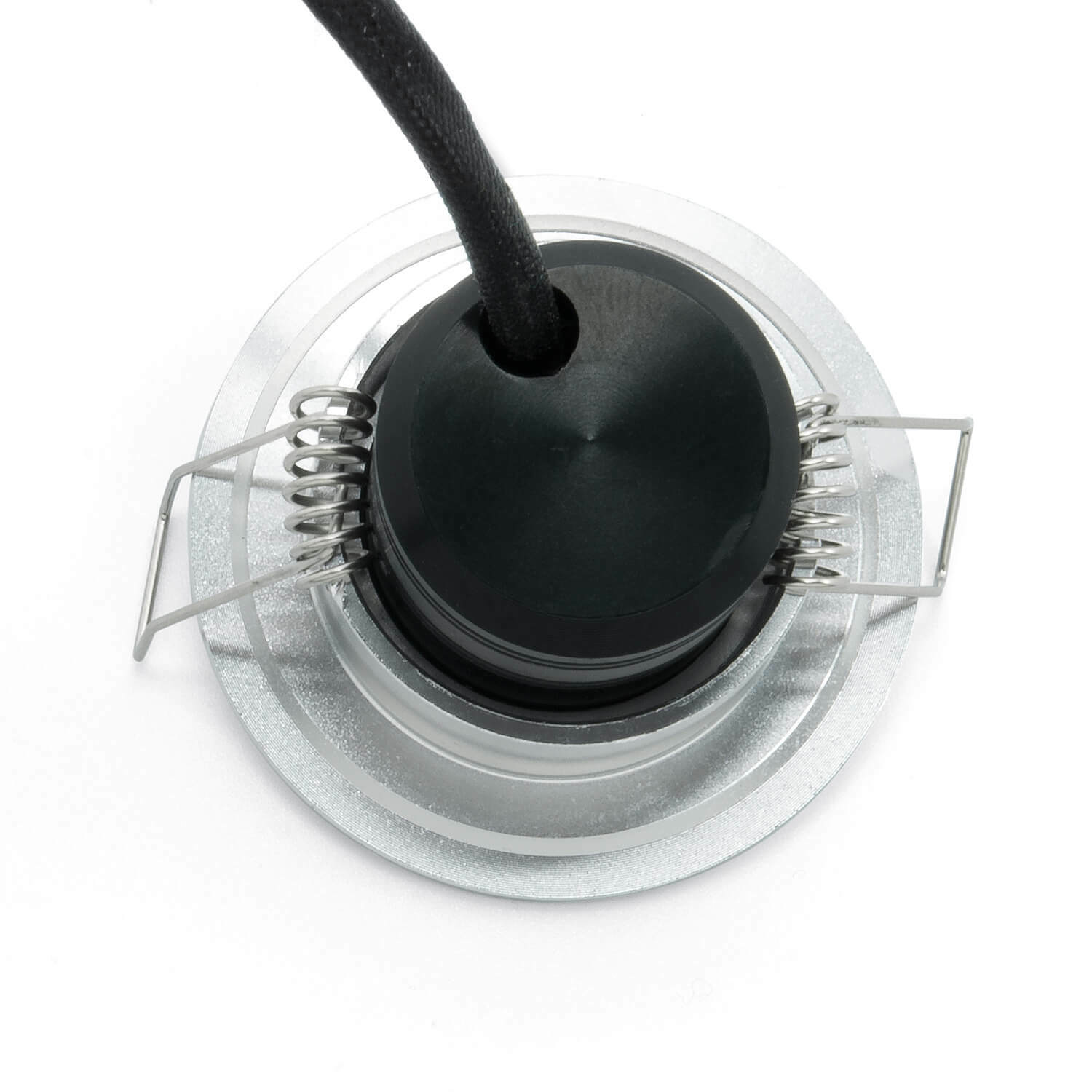 Mini LED Einbauspot LED Spot klein Einbauleuchte Dekospot Silber inkl