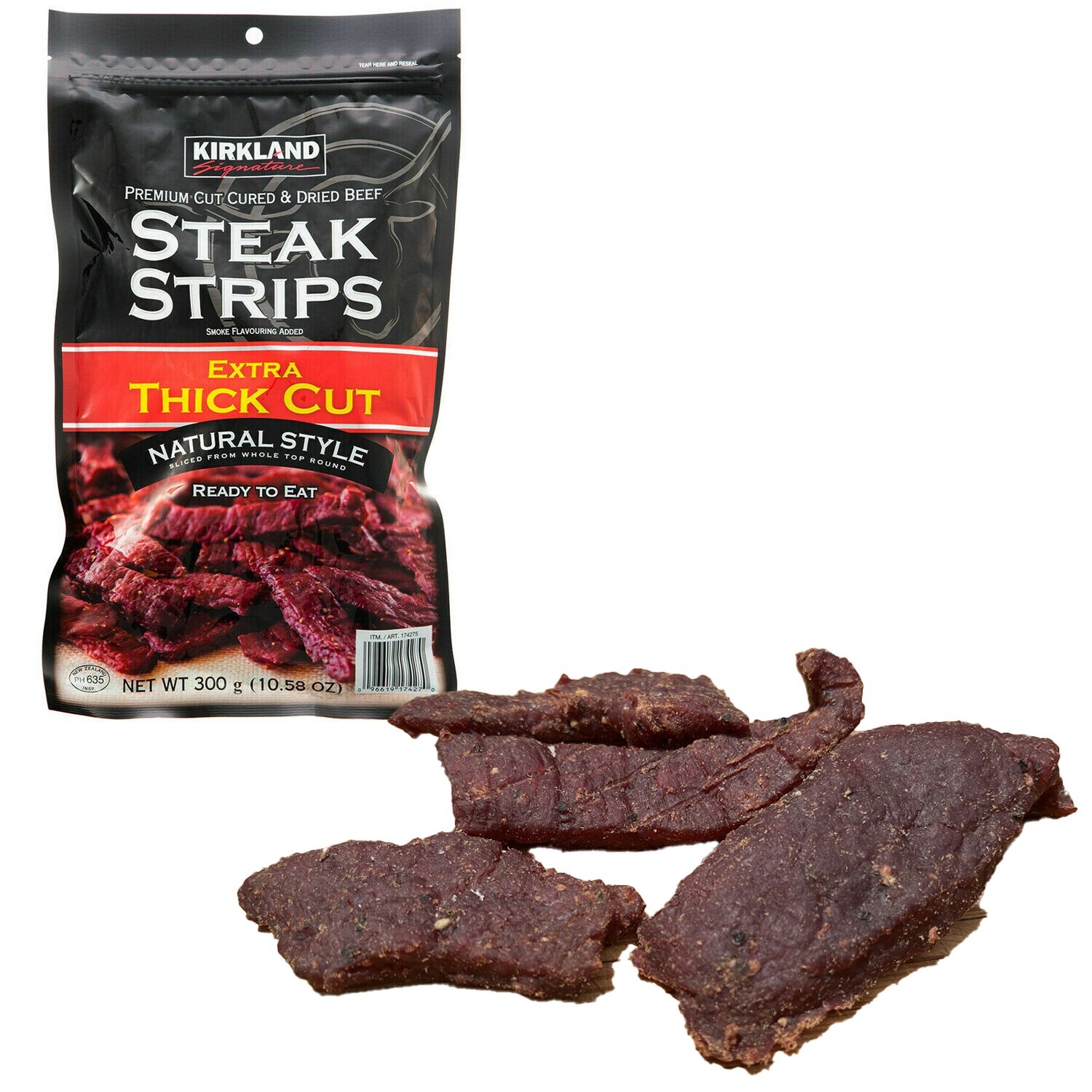Premium Extra Thick Cut Cured Smoke Flavouring Steak Strip Premium Extra Thick Cut Cured Smoke Flavouring Steak Strip