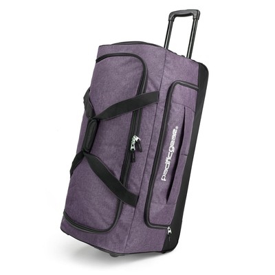 Wheeled Rolling Duffel Bag Durable Design Telescoping Handle Mul...