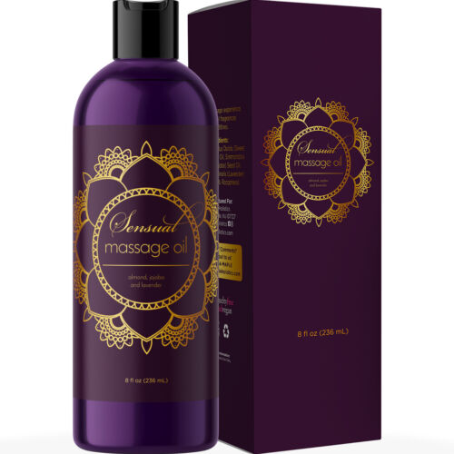 Maple Holistics Sensual Massage Oil for Intimate Oils Massage, 8oz
