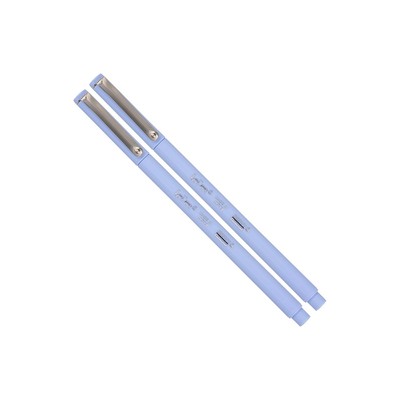 Marvy Uchida Le Pen Felt Pen Ultra Fine Point Periwinkle Blue Ink 2/Pack