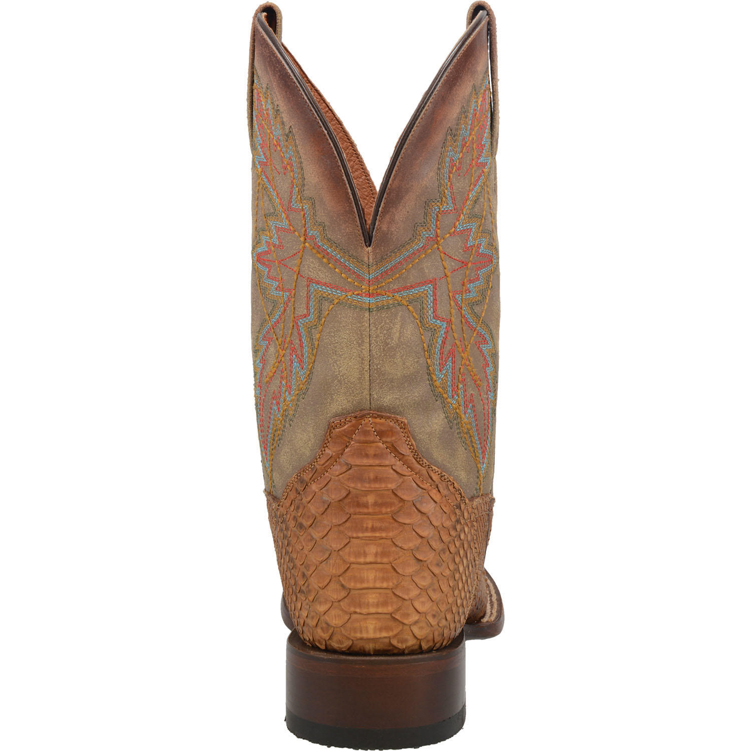 Pre-owned Dan Post Dry Gulch Python Western Cowboy Boots Dp3996 - All Sizes - In Brown