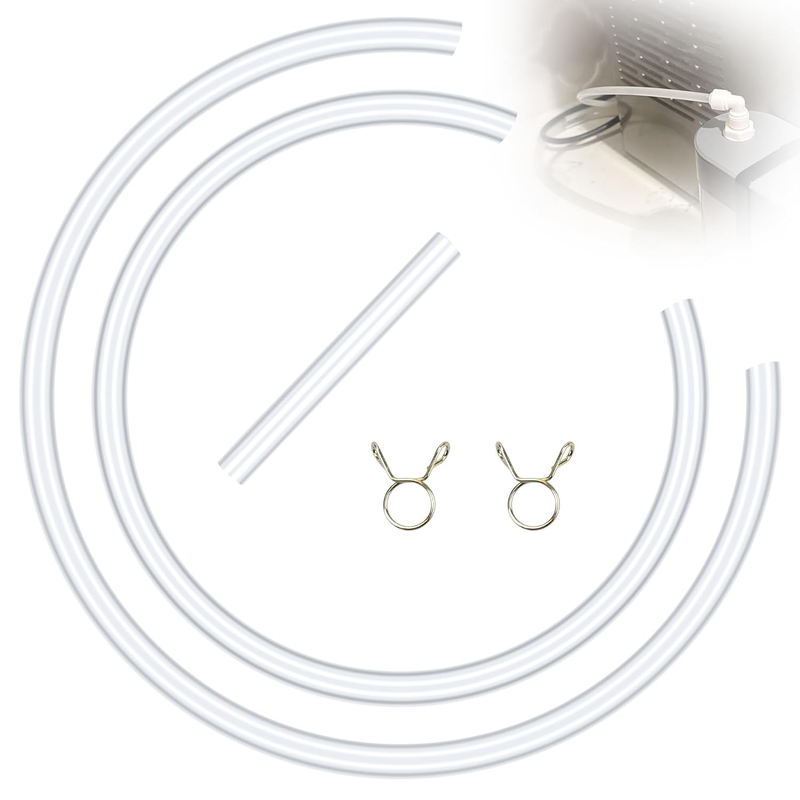 Water Line Kit 1/4 ID Silicone for GE Opal Ice Maker Reservoir Tank Hose