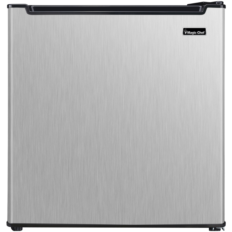 Mini Fridge Refrigerator Compact Energy Star 1.7 Cu Ft Black Stainless Steel New