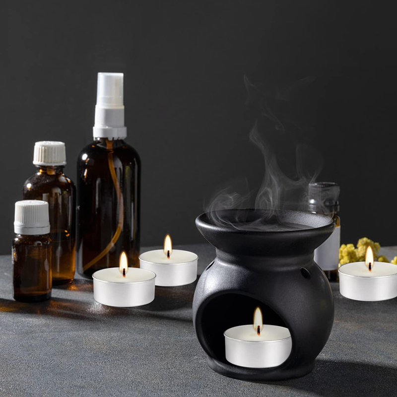 Bulk 200 Pack Tealight Candles, 4 Hour Burn Time,Dinner Candle Set with Cotton W