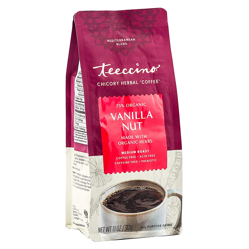Teeccino Vanilla Nut Chicory Coffee Alternative - Ground Her