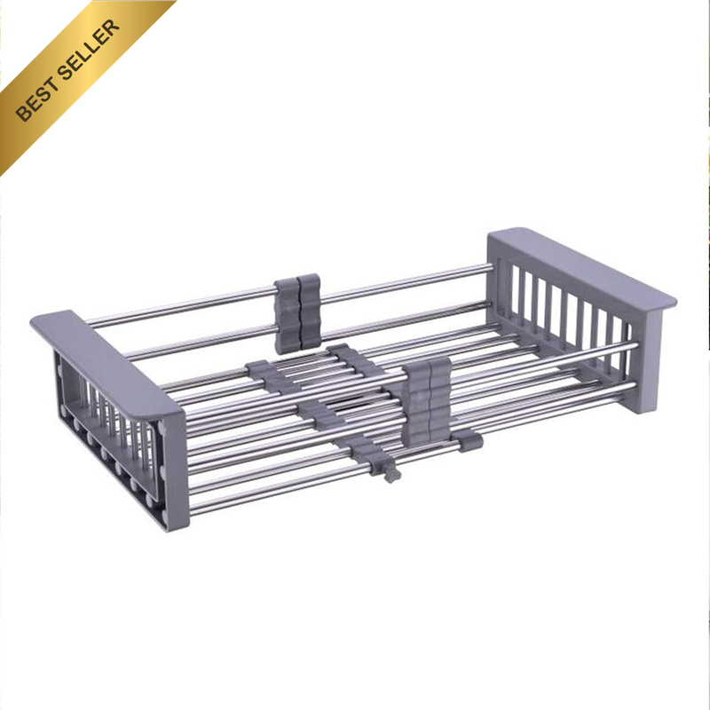 Dish Drying Rack, over the Sink Dish Drying Rack, Stainless Steel Dish Drainer w