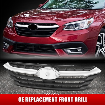 [Горизонтальные планки] Для 20-22 Subaru Legacy объемом 2,4 Л Хромированная решетка радиатора