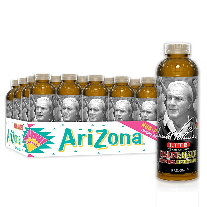 Arizona Arnold Palmer Half and Half, 20 Fl Oz (Pack of 24)