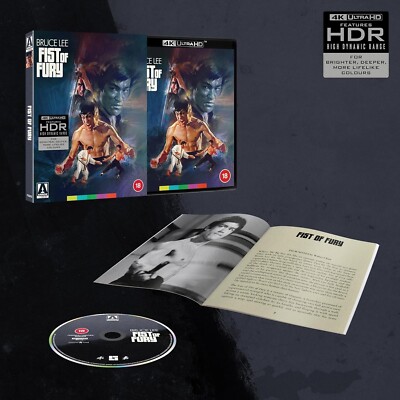 Fist of Fury (1972) Bruce Lee 4K UHD Blu-Ray Limited Edition NEW (Region Free)
