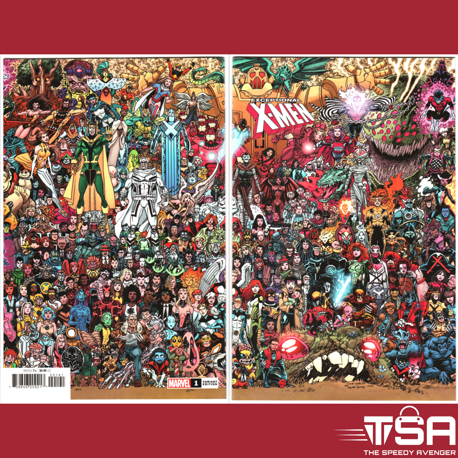 EXCEPTIONAL X-MEN #1 Scott Koblish Wraparound Connecting Variant 2024 BRONZE!