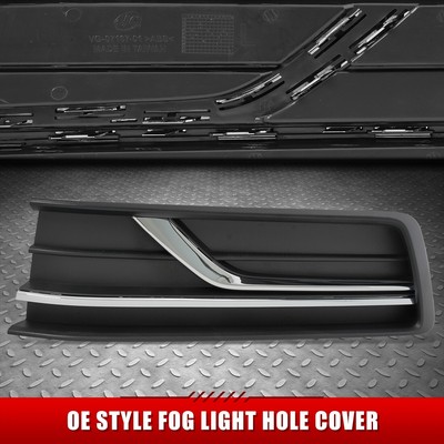 Для 16-19 VW Passat OE Style Матово-черная рамка передней противотуманной фары с левой стороны водителя