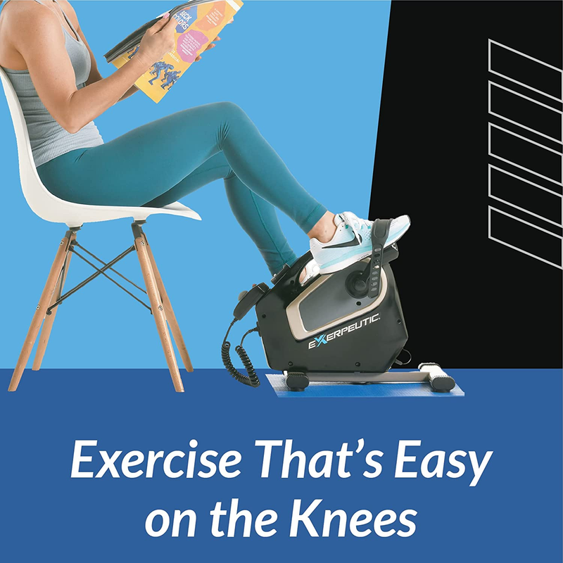 2000M Motorized under Desk Exercise Bike - Electric Legs and Arms Pedal Exercise