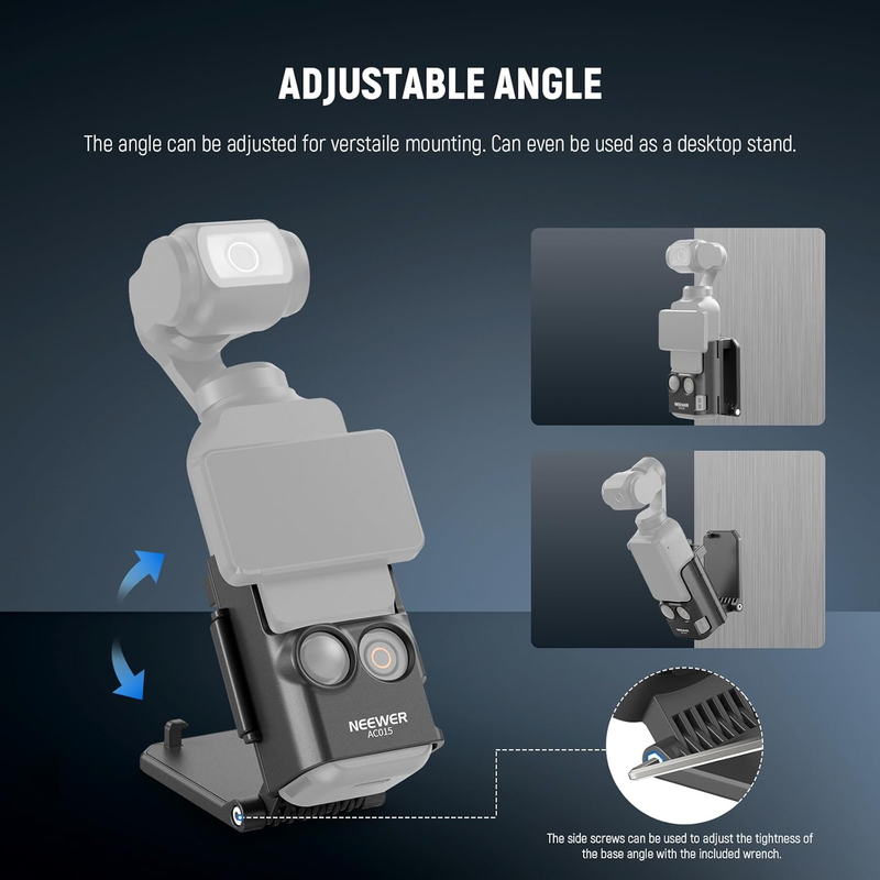 Basics Magnetic Mount Stand Compatible with DJI Osmo Pocket 3, 180° Adjustable P