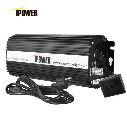 iPower 400W 600W 1000W Digital Dimmable Electronic Ballast for HPS MH Grow Light