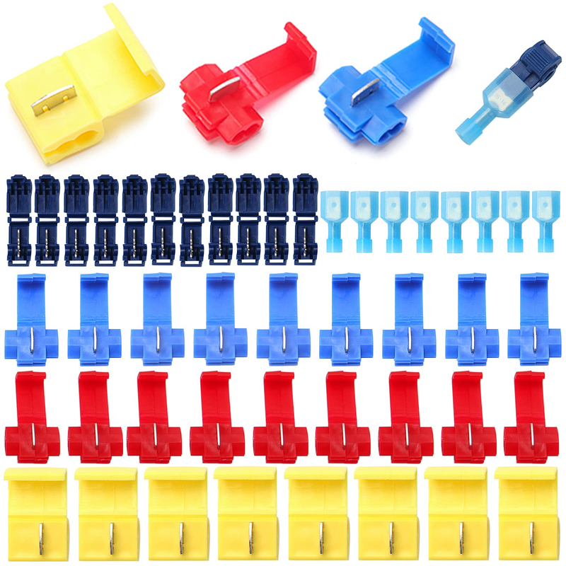70-Piece Junction Connector Set, Quick Branch Quick Connector Assortment, Power