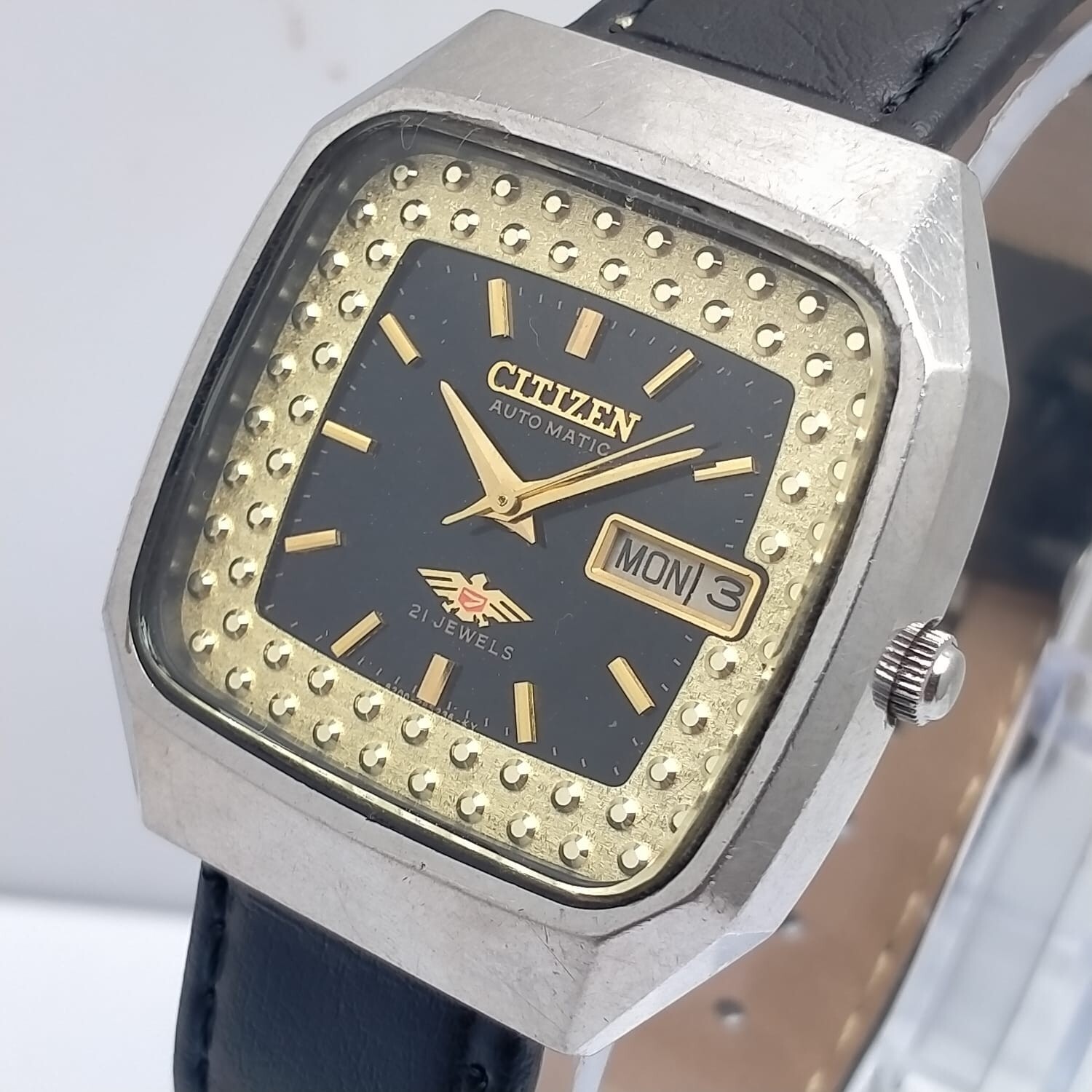 Citizen Eagle 7 Automatic 4-281101 KT Day/Date Vintage Men's
