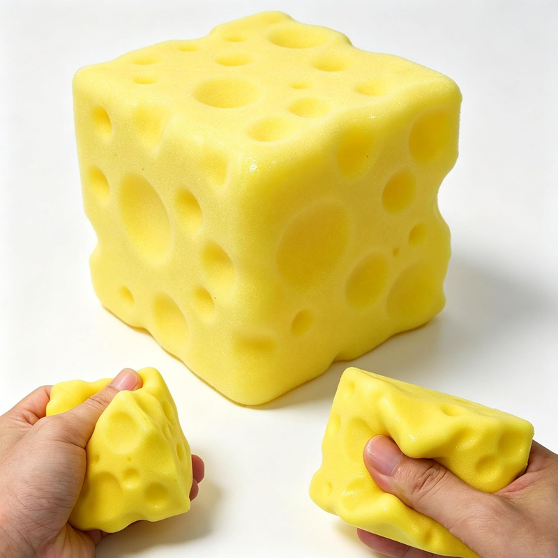 Cheese Dumpling Squishy Toy Slow Rising Squishies Stress Relief Fidget Kids Gift